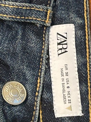 Jeans Zara donna blu
