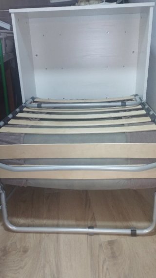 Cama Nido Blanca Madera 90cm