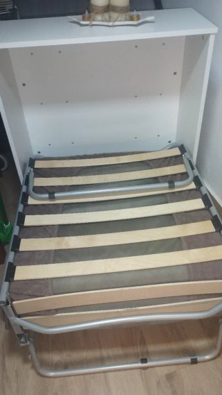 Cama Nido Blanca Madera 90cm