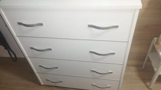 Cama Nido Blanca Madera 90cm