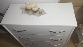 Cama Nido Blanca Madera 90cm
