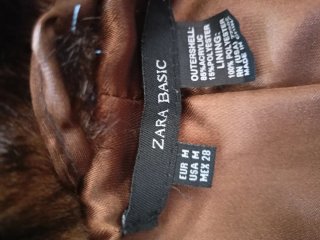 Chaqueta Zara efecto pelo Talla M