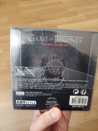 2 Tazas Juego de Tronos oficial 11cm Cerámica