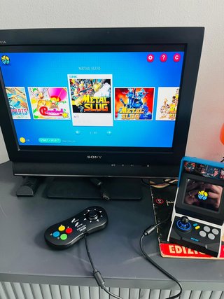 Neo Geo Mini + 2 Controller + Cavi