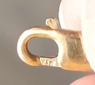Braccialetto oro 18 Kt (750) e pelle