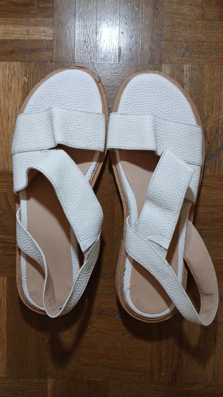 Sandalias Blancas Talle 36