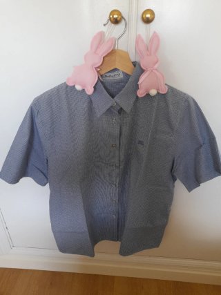 Blusa Burberrys Rayas Azul y Blanco