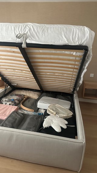Cama 160x200 Westwing Dream abatible con almacenam