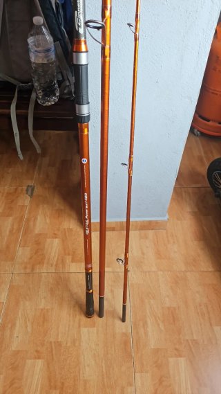 2 canne da surfcasting + 2 mulinelli