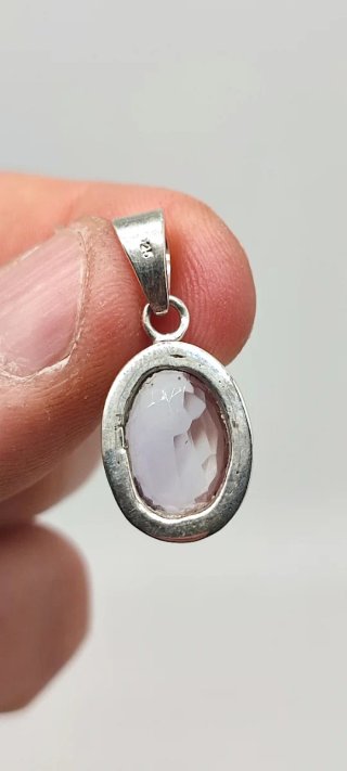 Colgante de Plata y Amatista.