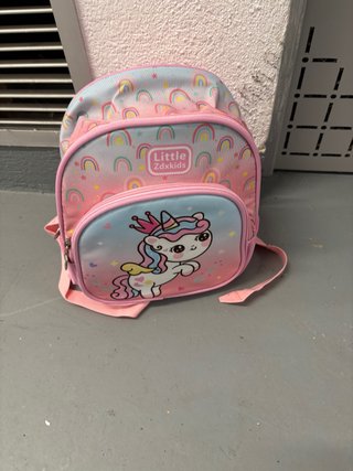Mochila infantil unicornio Little Zdxkids
