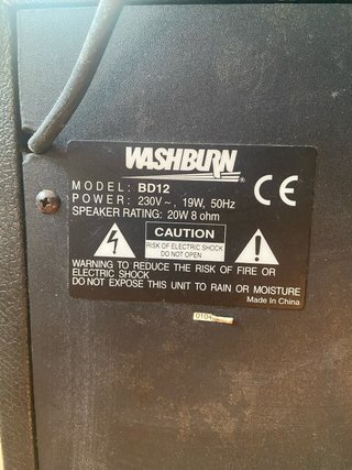 Amplificatore Chitarra Washburn BD2 Bad Dog