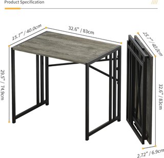 Escritorio Plegable Lutown-Teen 83cm