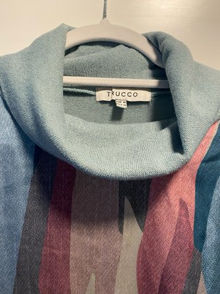 Camiseta cuello alto Trucco multicolor