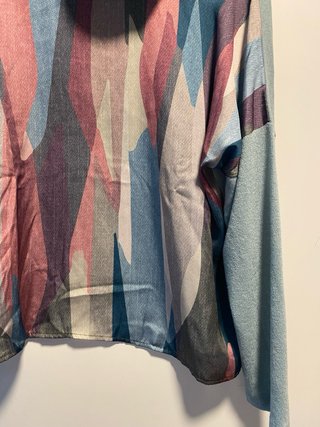 Camiseta cuello alto Trucco multicolor