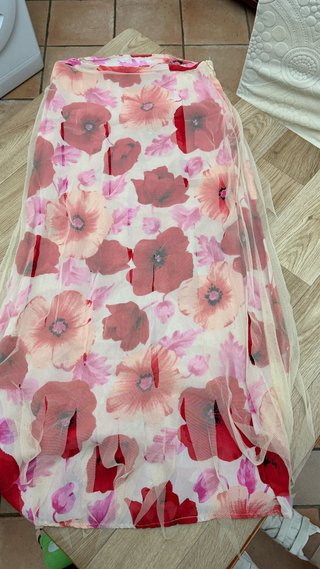Completo donna 2 pezzi floreale taglia 46