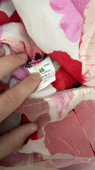 Completo donna 2 pezzi floreale taglia 46
