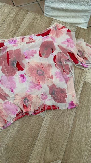 Completo donna 2 pezzi floreale taglia 46