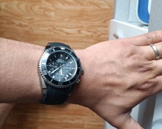 Reloj Biden Deportivo Todo Terreno Negro/Plata