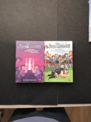 Lote libros Los futbolisimos
