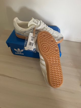 Adidas Samba Plateadas Talla 39
