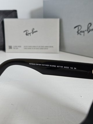 Occhiali Ray Ban Wayfarer Reverse Neri