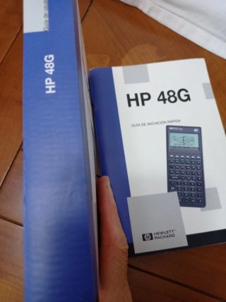 Calculadora HP 48 G + Guía Usuario, y Inic Rápida