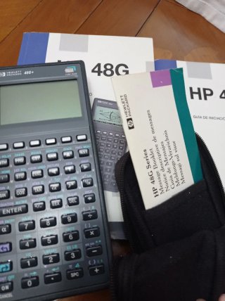 Calculadora HP 48 G + Guía Usuario, y Inic Rápida