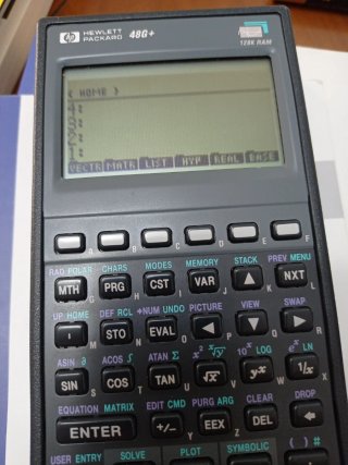 Calculadora HP 48 G + Guía Usuario, y Inic Rápida
