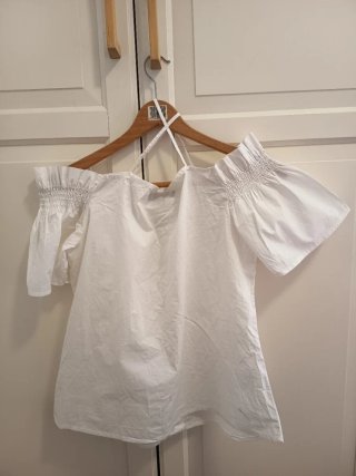 Blusa blanca Primark talla 38