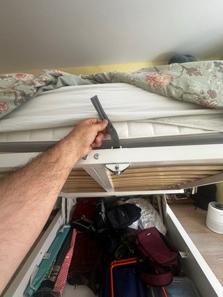 Cama Malm con cabecero + Colchón y Nórdico