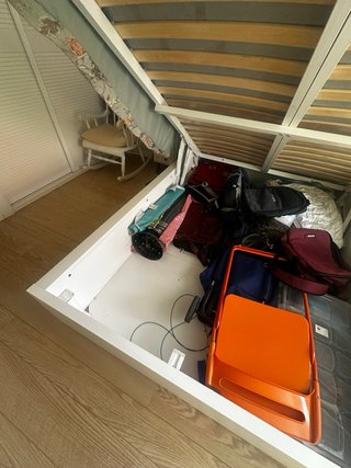 Cama Malm con cabecero + Colchón y Nórdico