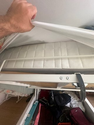 Cama Malm con cabecero + Colchón y Nórdico