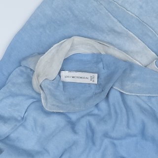 Foulard Faliero Sarti 100% Micromodal Celeste
