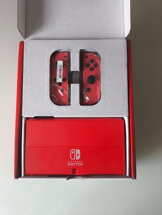 Nintendo Switch OLED Edición Mario Roja