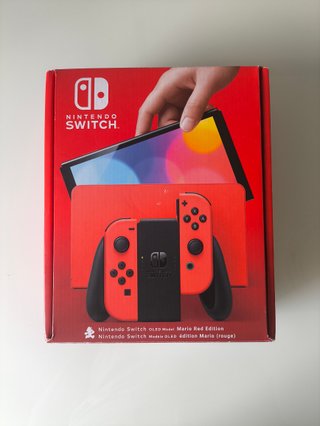 Nintendo Switch OLED Edición Mario Roja