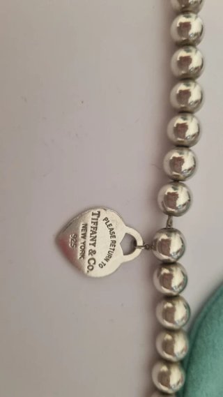 Braccialetto Tiffany Argento Cuore modello medio
