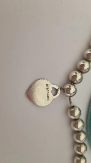 Braccialetto Tiffany Argento Cuore modello medio