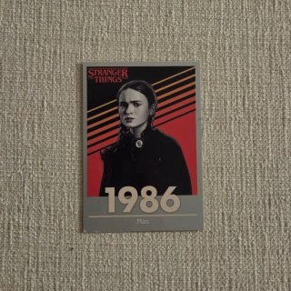 Cromo Max 1986 Plateado nº 136 - Stranger Things