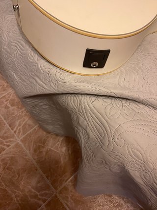 Guitarra Acústica Blanca con Funda y Cable