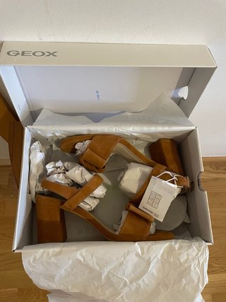 Sandalias Geox Cuero Marrón Talla 39