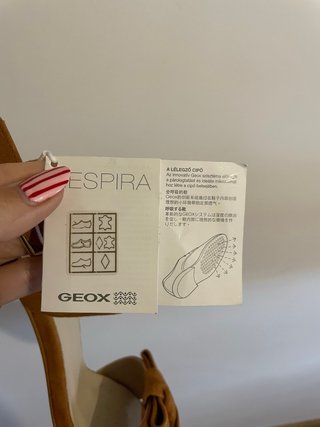 Sandalias Geox Cuero Marrón Talla 39