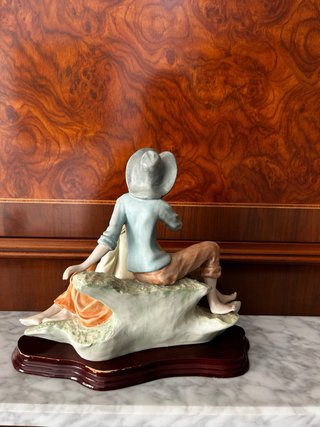 Figura de porcelana de pareja