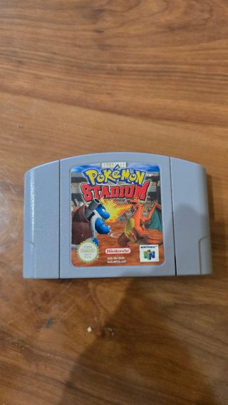 N64 + Mando Pikachu + Mario 64 + Pokémon Stadium