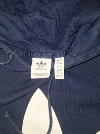 Sudadera Adidas Azul CON CAPUCHA
