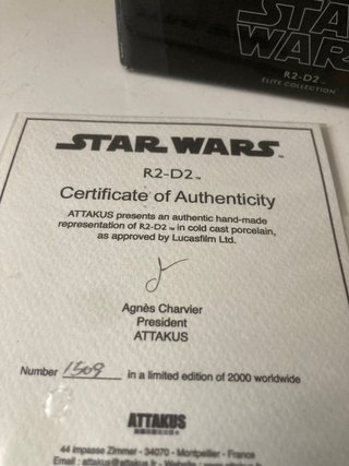 Figura R2-D2 Attakus Star Wars Elite