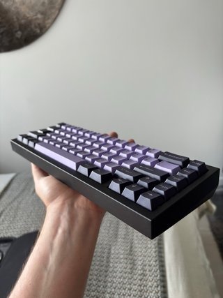 Teclado Mecánico Custom QK65 Black/Lilac