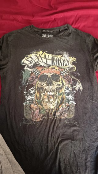 Camisetas Rolling Stones y Guns N' Roses