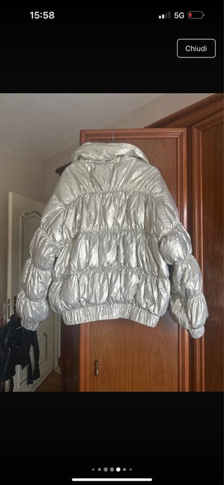 Piumino Argento Caldo e Leggero puo andare m l