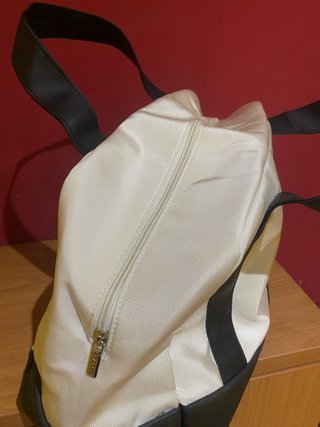 Bolsa de viaje BVLGARI  Blanco Marfil / Negro